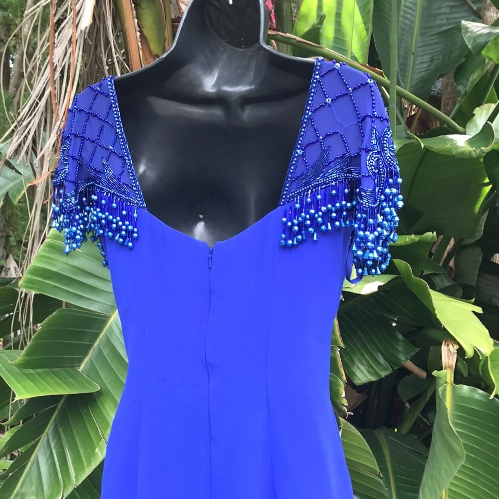 Oleg Cassini this beaded